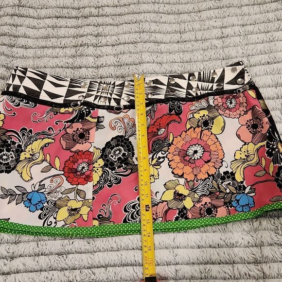 Zand Amsterdam reversible super colorful mini skirt! Such a unique skirt! - Picture 9 of 9